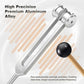 Chakra Healing Tuning Fork Kit 128Hz 512Hz - Aluminum Alloy Sound Therapy Tools for Yoga and Meditation