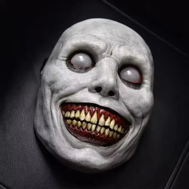 Mask Halloween Latex Smiley Demon Full Face Horror Party