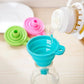 Household Telescopic Funnel Kitchen Device - High Temperature Resistant Mini Folding Funnel - 4 Colors Available