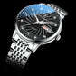 Wristwatch Quartz Stainless Steel Luminous Date Week