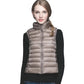 Light Women's Sleeveless Vest - Quilted Nylon, Warm