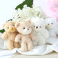 Cute 12cm Plush Rabbit Keychain Doll - Plush Stuffed Animal Keychain Gift for Girls in Blush Pink