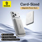 Card-Sized 10000mAh PD 27W & 5000mAh PD 20W Cordless Charging 2026 – Ultra-Slim Magnetic Power Bank