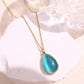 Layered2026 Edition Gold Tone Necklace Kit With Resin Stone Pendants Boho Statement Jewelry Gift Idea Fall