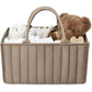 Diaper Organizer Travel-Friendly Foldable Caddy Tote Fall 2025 High Capacity No Zipper Fast Access Baby Maintenance