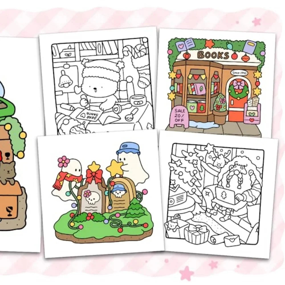 Christmas2025 Edition Coloring Book For Kids - Mindful Fun, Family Bonding Holiday Gift