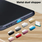 Type-C Metal Charging Port Dust Plugs - 2Pcs iPhone Accessories, Dust & Liquid Protection