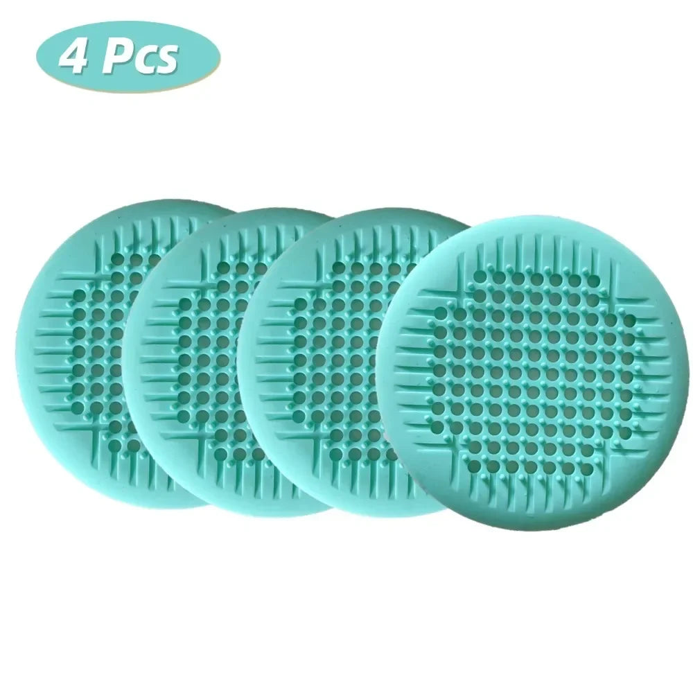 Shower Drain Hair Catcher Silicone Drain Cover - Suction Cup Bath Tub Strainer, Fall 2026 Household Refresh Gift Idea
