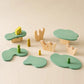 Stacking Montessori Toy Wooden Tree Block Stacker Kids Educational Fall 2025 Fine Motor Skills