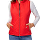 Light Women Quilted Vest - Stand Collar Cotton Winter