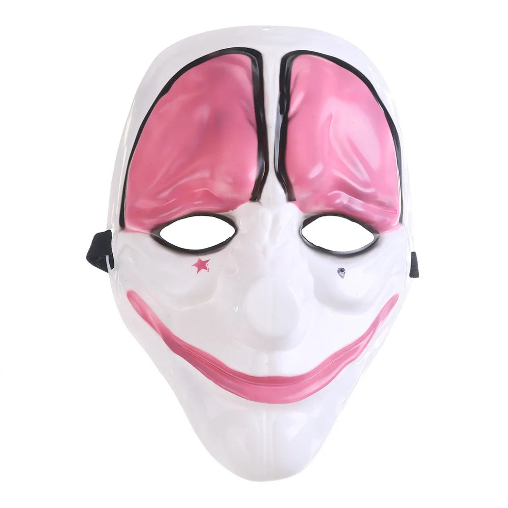 Mask Halloween Payday 2 Clown Full Face PVC Cosplay