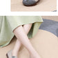 Women’s Breathable Flats - Slip-On Mesh, Embroidered