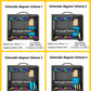 Mini ITX Case Glass Side 240mm Watercooling Travel-Friendly