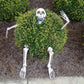 Stakes Skeleton Realistic Skull And Hands Lawn Halloween Decor Fall 2025 Outdoor Spooky Yard Prop