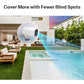 Outdoor Security Camera 2K HD AI Human Detection IP65 Weatherproof 180 Degree Pan Fall 2026 Works With Alexa Google Household