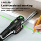 Type-C Battery-Powered Class II Laser Auto-Lock Device 2026 – LAOLAU 2-in-1 Laser Tape Measure 5M/16FT