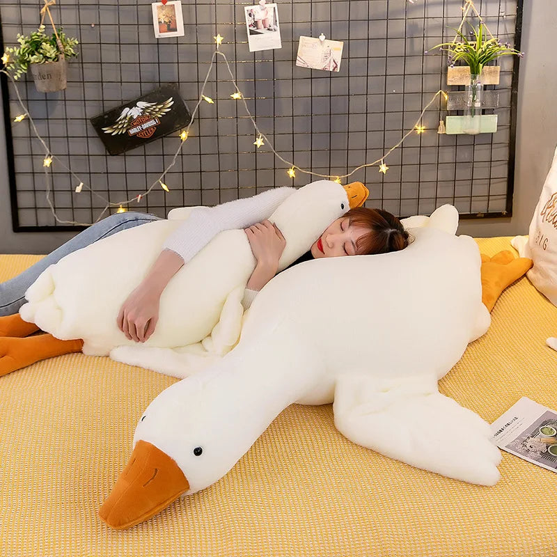 Goose Plush Pillow Plush Sleeping Cushion Holiday Gift 2026 Cozy Household Decor For Sofa Bed