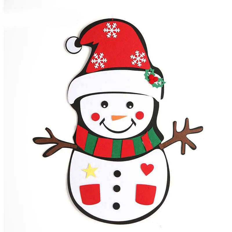 Felt Christmas Snowman Christmas Household Decorations Xmas Navidad