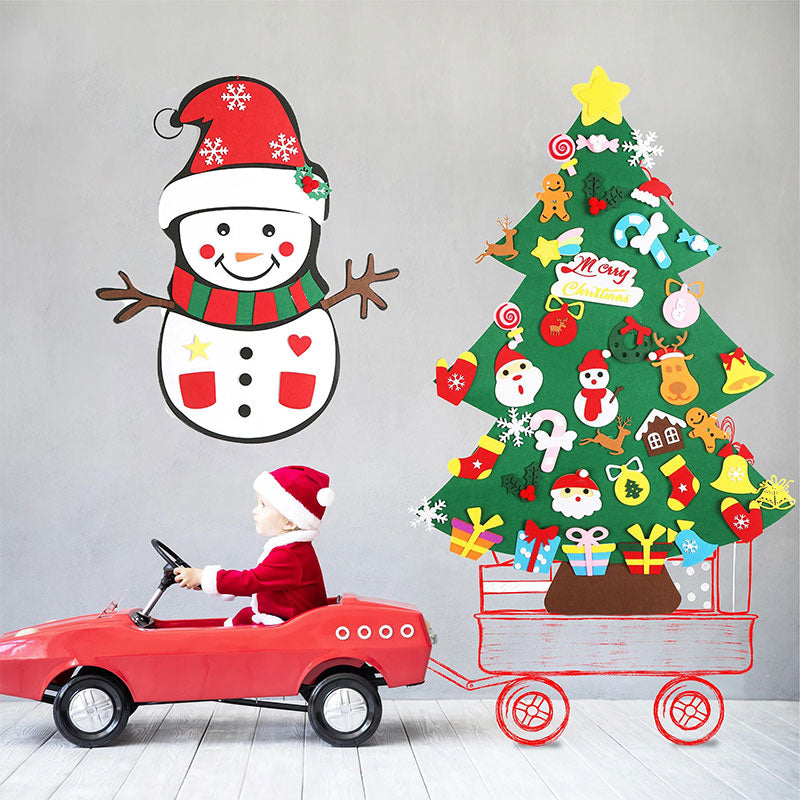 Felt Christmas Snowman Christmas Household Decorations Xmas Navidad