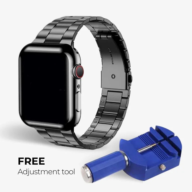 Steel Stainless Watch Band With Protective Case Secure Fit