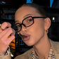 Stilvolle Damen Brille mit rechteckigem Rahmen – retro Design, anti-blaues Licht, für Büro und Alltag 0