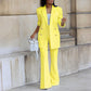 Tailored women's blazer set – fitted jacket and trousers, high-quality fabric, for professional wear 2