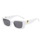 Trendige Damen Sonnenbrille – quadratisches Metall-Design, retro, für den Alltag 8
