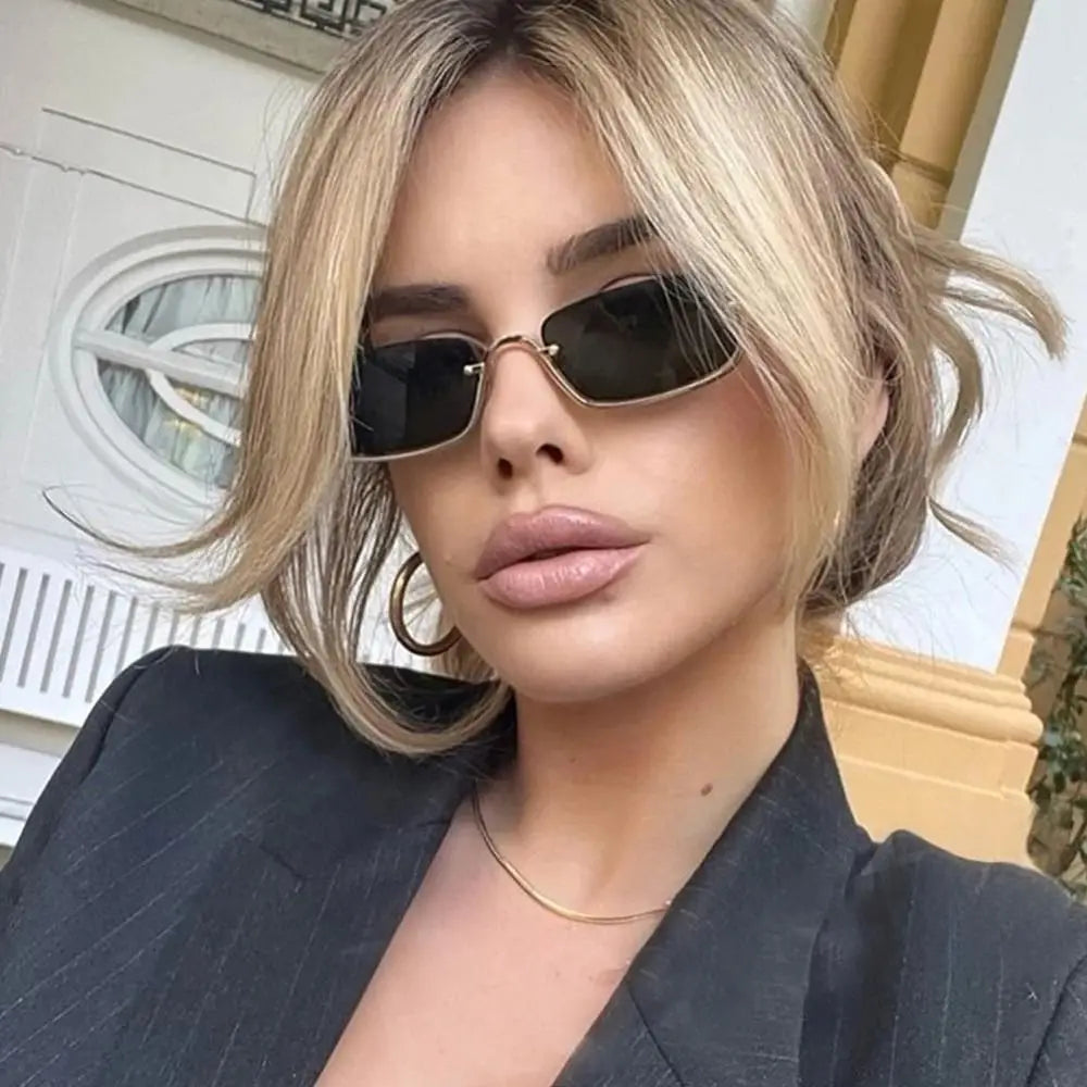 Trendy Damen Sonnenbrille – Metallrahmen, retro, für Freizeit und Sport 1