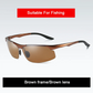 Sunglasses Photochromic Polarized UV400 Rimless Driving Glasses, Day Night Vision, Light Frame VT2173