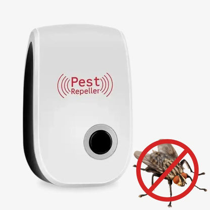 Fly Ultrasonic Repeller Silent Indoor Pest Control Safe