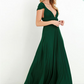 Variant image for Elegant Floral Maxi Dress for Women - Flattering Wrap Design, Comfortable Fabric, Versatile Long Dress for Any Occasion-21