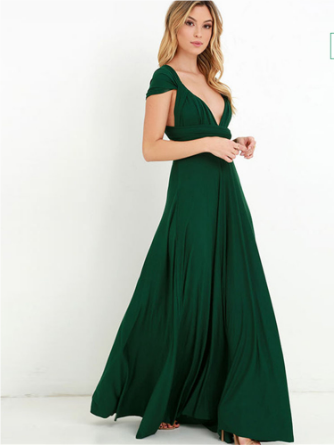 Variant image for Elegant Floral Maxi Dress for Women - Flattering Wrap Design, Comfortable Fabric, Versatile Long Dress for Any Occasion-21