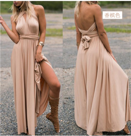 Variant image for Elegant Floral Maxi Dress for Women - Flattering Wrap Design, Comfortable Fabric, Versatile Long Dress for Any Occasion-17