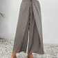 Relaxed Wide Leg Pants for Women, Flowy Palazzo Trousers with Elastic Waistband and Breathable Fabric-3