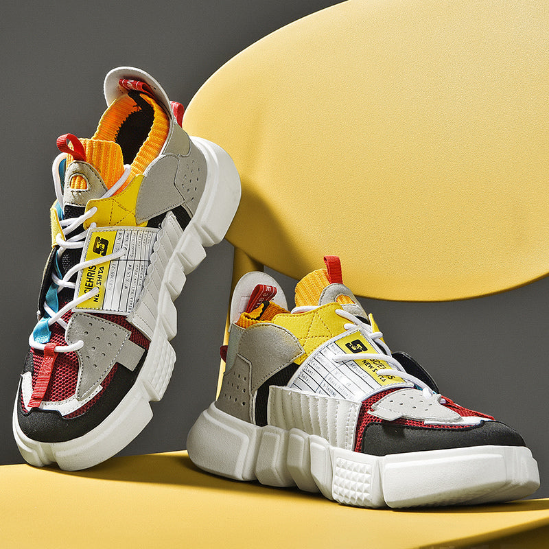 Versatile men’s skater sneakers – streetwear style, breathable material, for everyday wear 3