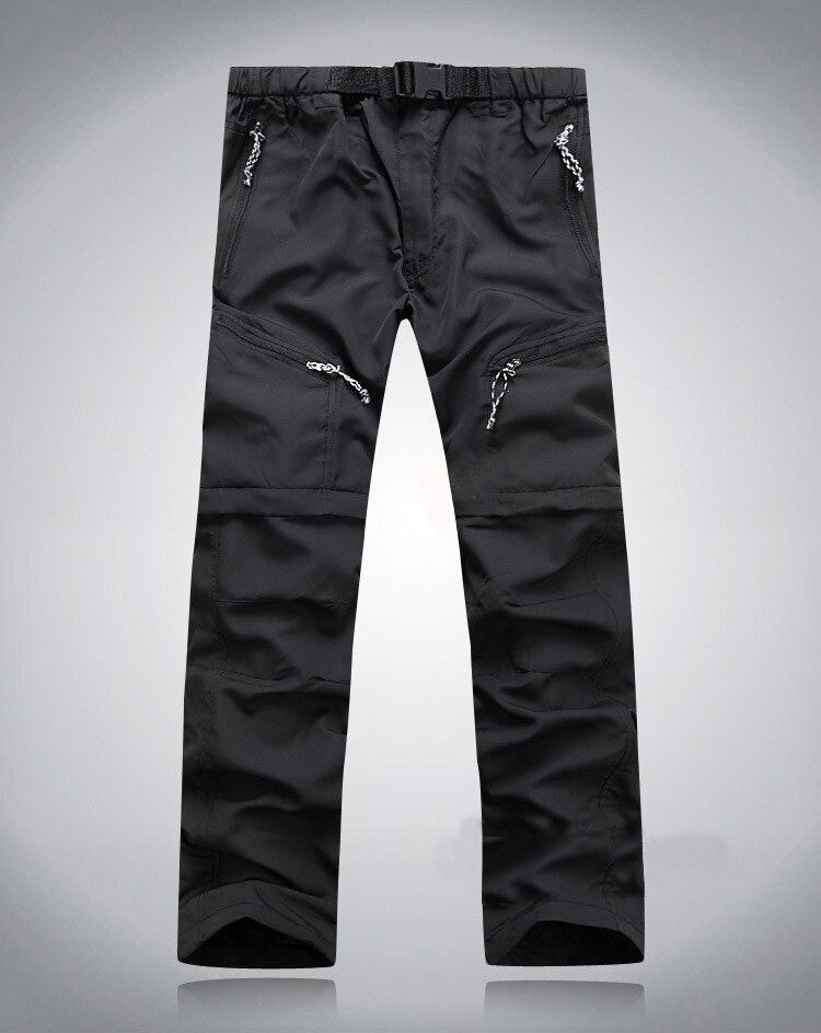 Versatile men's zip-off pants – breathable fabric, for outdoor adventures 6