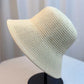 Light Women's Bucket Hat - Retro Straw, Summer