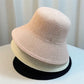 Light Women's Bucket Hat - Retro Straw, Summer