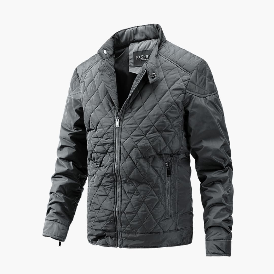 Light Men's Quilted Jacket - Diamond, Insulated