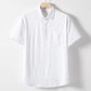Lightweight Linen Polo Shirt for Men, Breathable Casual Wear in Various Colors, Relaxed Fit, Machine Washable-4