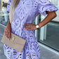 Variant image for Elegant Women's Embroidered Puff Sleeve Dress, Lightweight Summer Dress for Casual and Formal Occasions-16