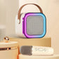 Travel-Friendly Bluetooth Karaoke Machine with Cordless Microphones - Fun Family Singing Gift