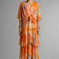 Light Women’s Dress - Pullover, Layered, Chiffon, Tie-Dye, Casual Vacation