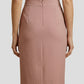 women's Stretchy pencil skirt - flattering high-waist, polyester, for office wear