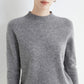 Plush Timeless Women’s Pullover - Mock Neck, Wool, Work