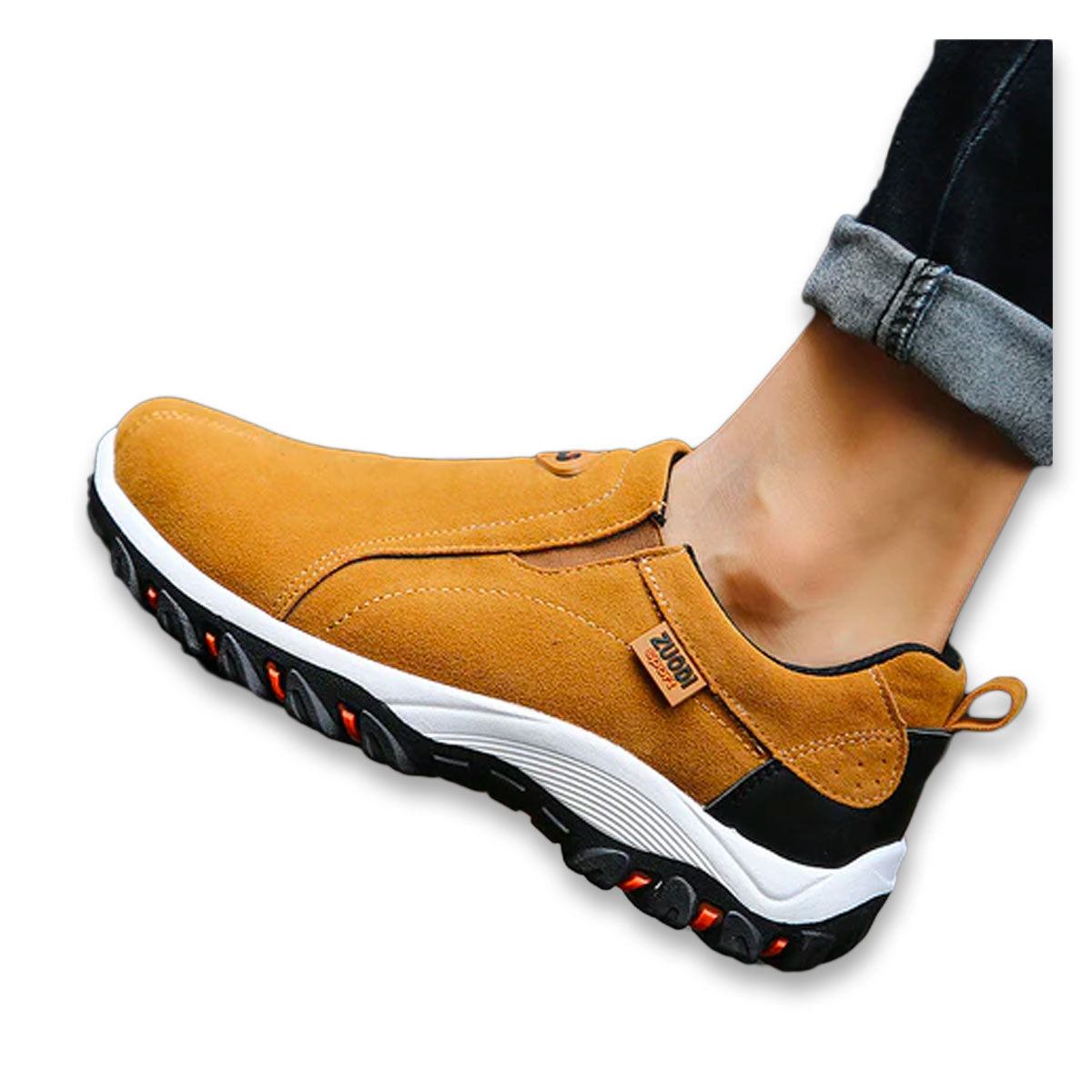 Casual Men's Shoes with Breathable Fabric and Anti-Slip Rubber Sole for Year-Round Comfort and Versatile Style-1
