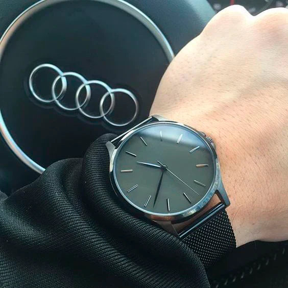 Zeitlose Herren Armbanduhr – minimalistisches Design, Quarzwerk, für jeden Anlass 2