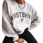 Women’s Oversized Sweatshirt - Crewneck Midweight Fall Top
