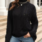 Women's Warm Turtleneck Sweater - Slim, Chunky Knit, Winter
