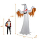 12ft Inflatable Ghost LED Flames Flashing Eyes Halloween